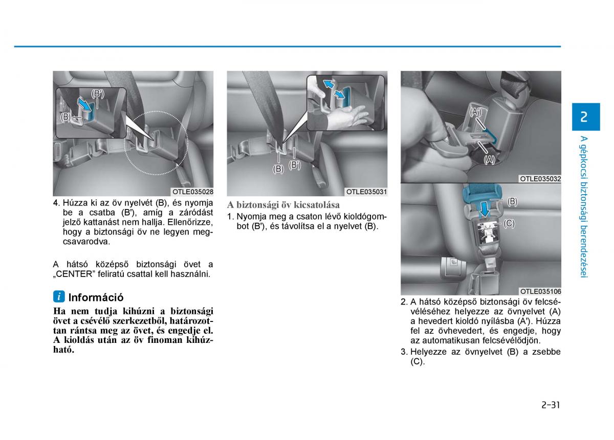 Hyundai Tucson III 3 Kezelesi utmutato / page 65