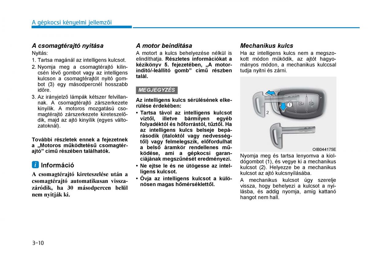 Hyundai Tucson III 3 Kezelesi utmutato / page 118