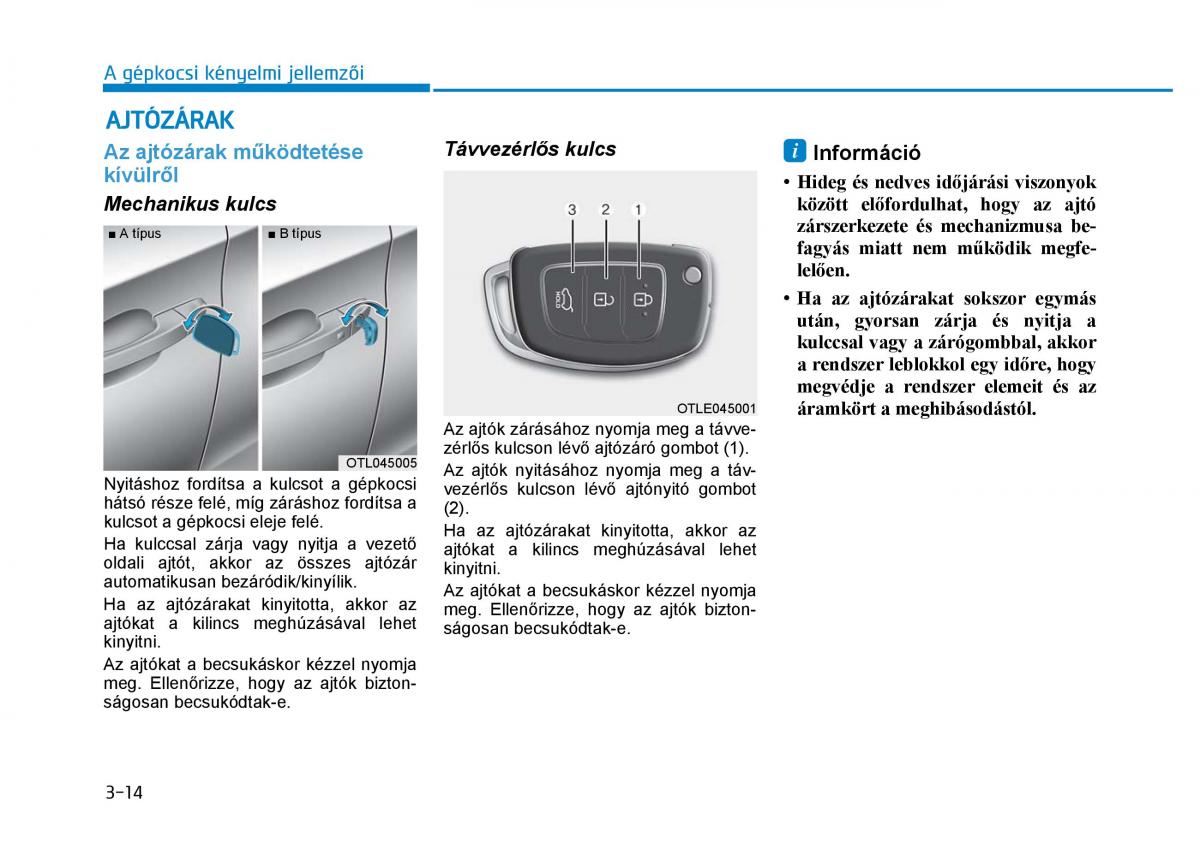 Hyundai Tucson III 3 Kezelesi utmutato / page 122