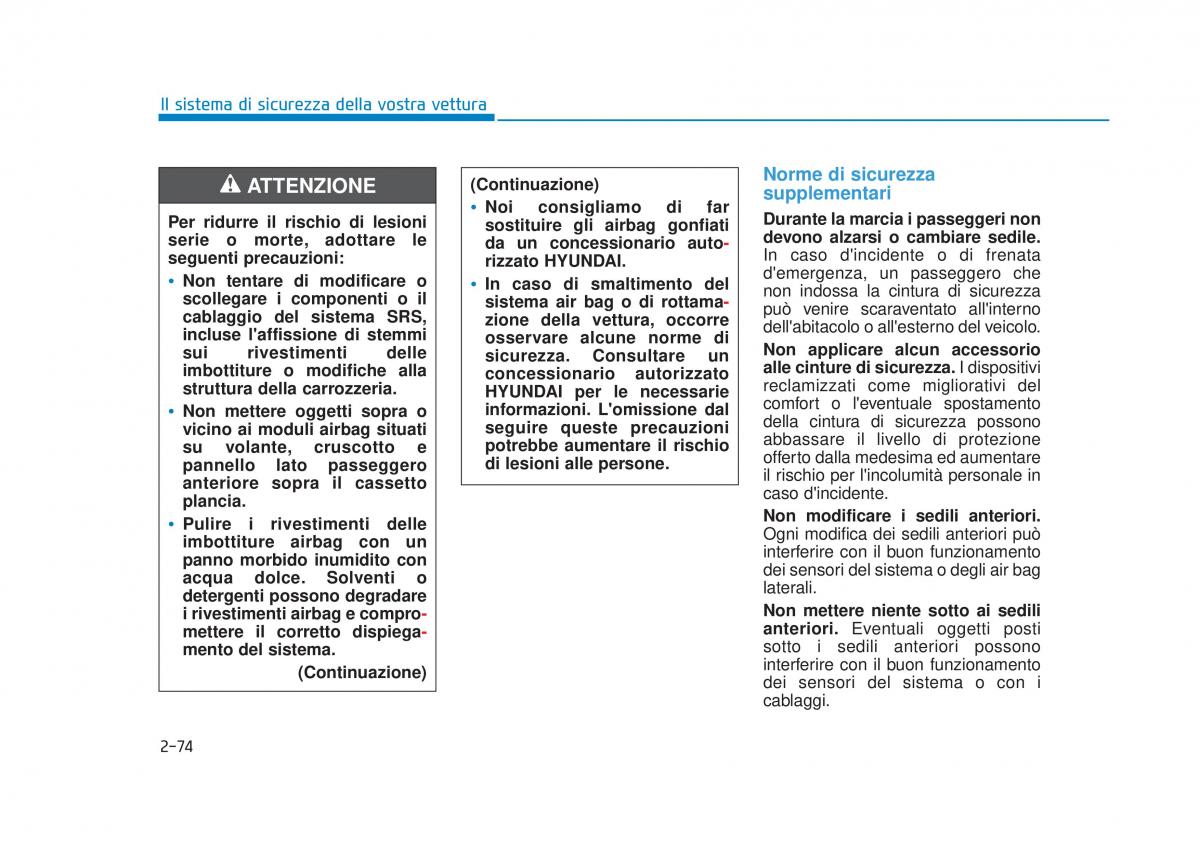 Hyundai Tucson III 3 manuale del proprietario / page 106