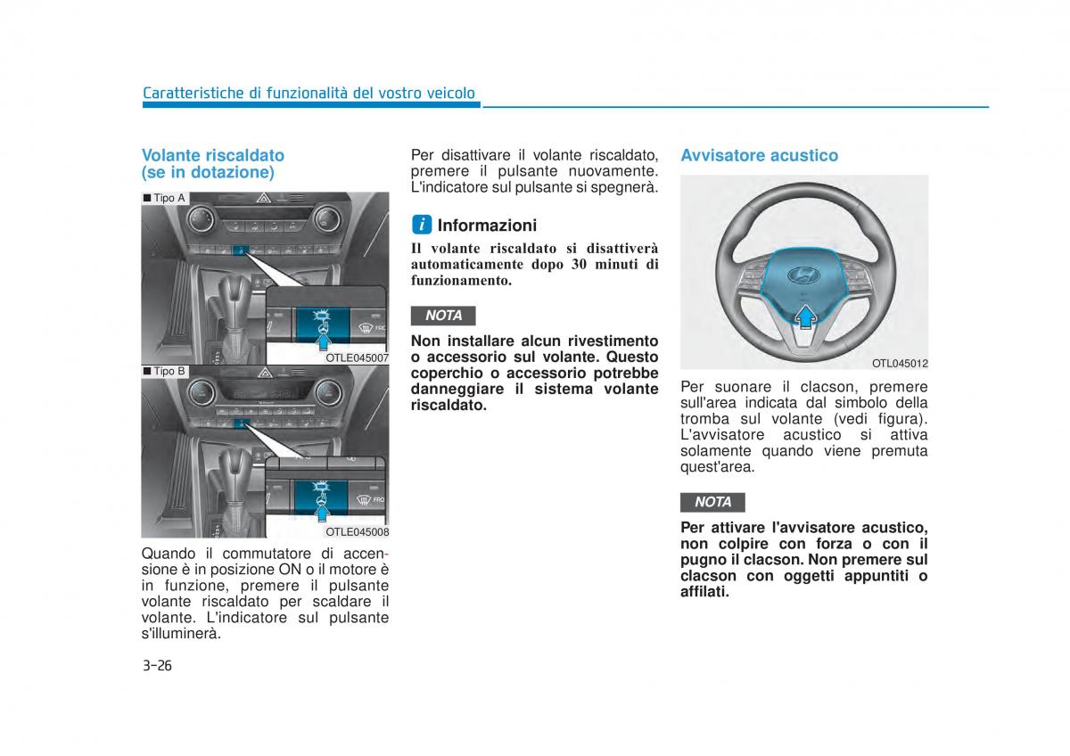 Hyundai Tucson III 3 manuale del proprietario / page 136