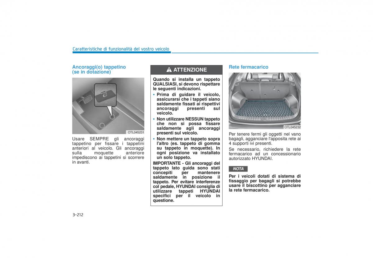 Hyundai Tucson III 3 manuale del proprietario / page 322