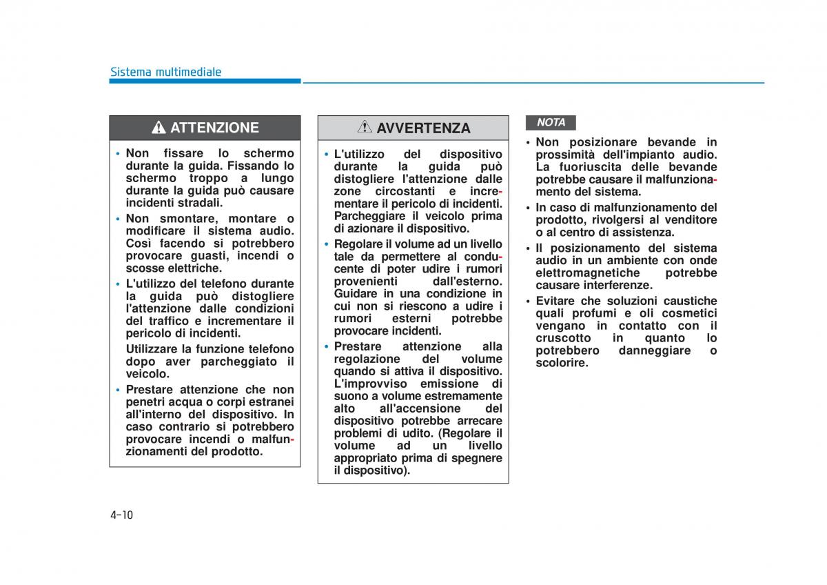 Hyundai Tucson III 3 manuale del proprietario / page 338