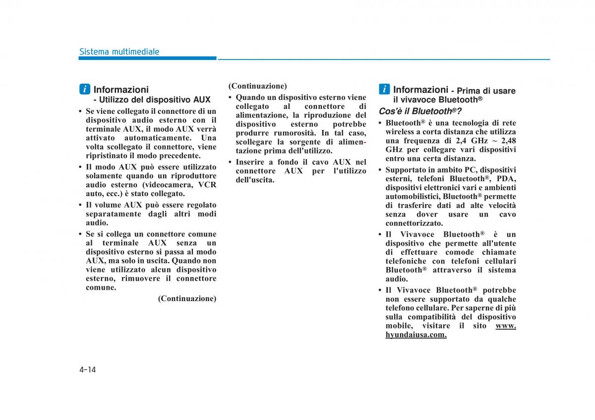 Hyundai Tucson III 3 manuale del proprietario / page 342