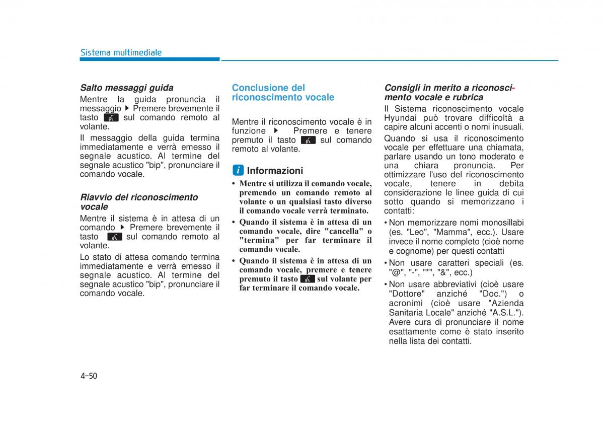 Hyundai Tucson III 3 manuale del proprietario / page 378