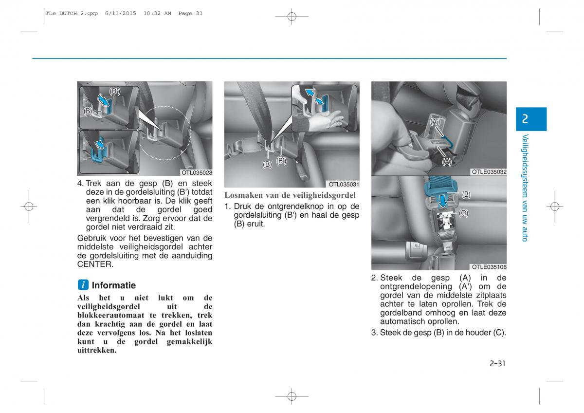 Hyundai Tucson III 3 handleiding / page 63