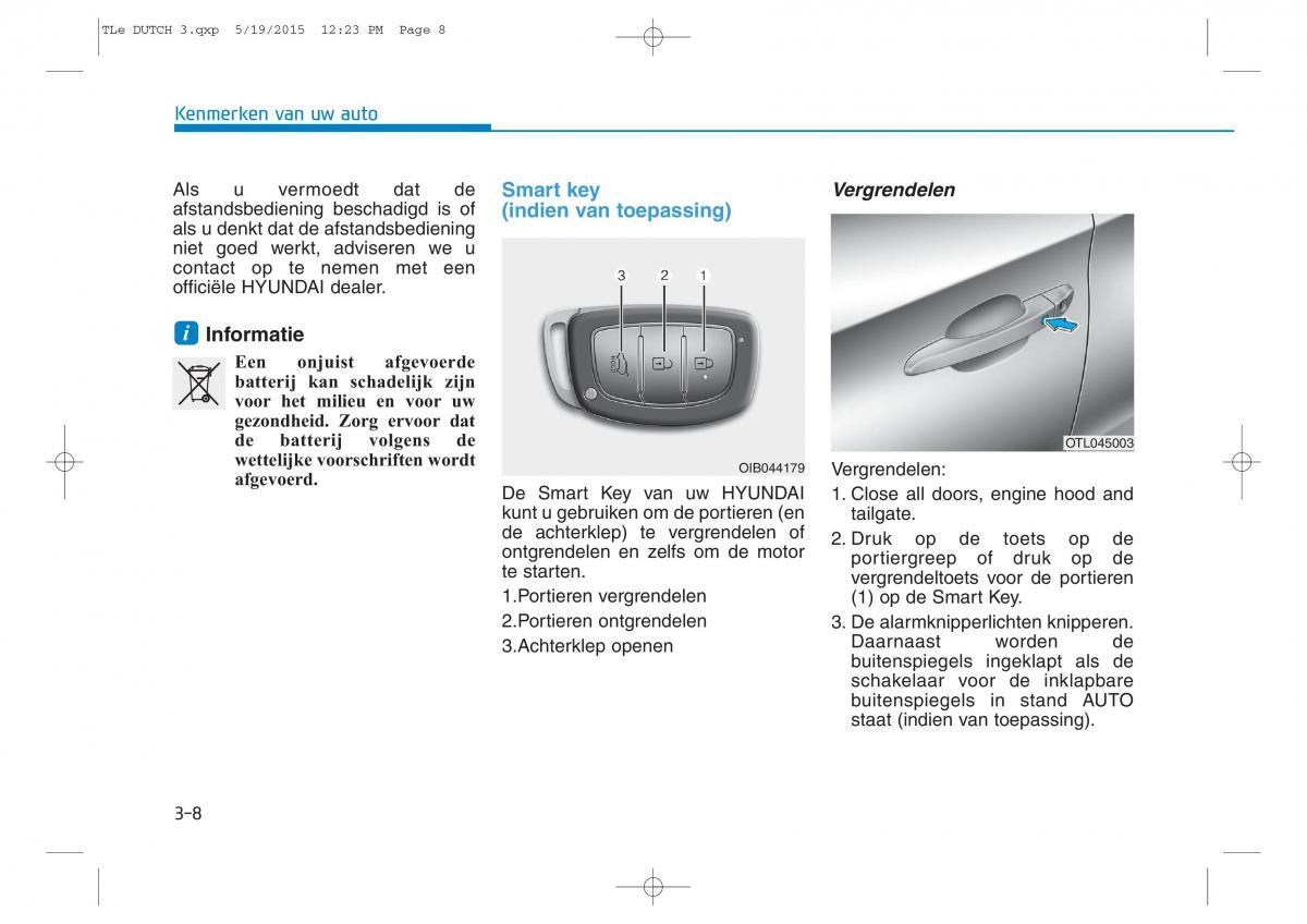 Hyundai Tucson III 3 handleiding / page 117