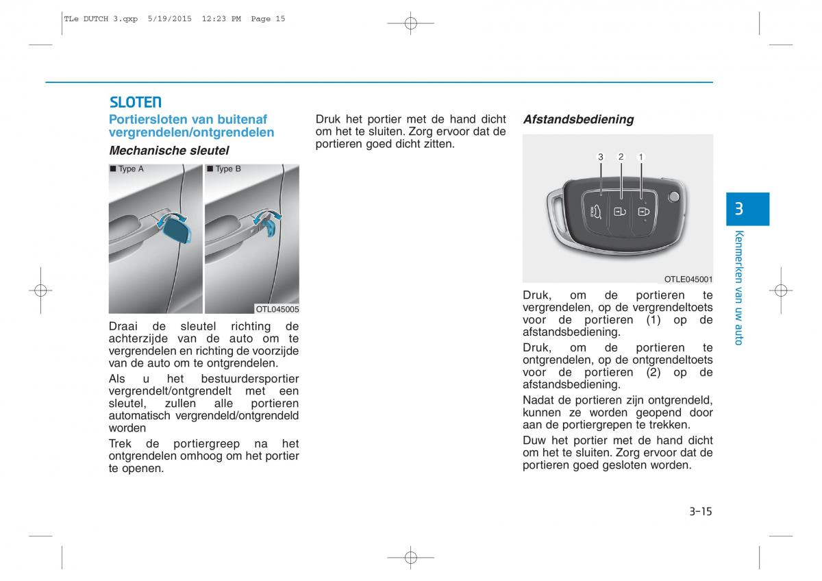 Hyundai Tucson III 3 handleiding / page 124