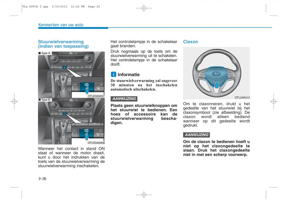 Hyundai Tucson III 3 handleiding / page 135