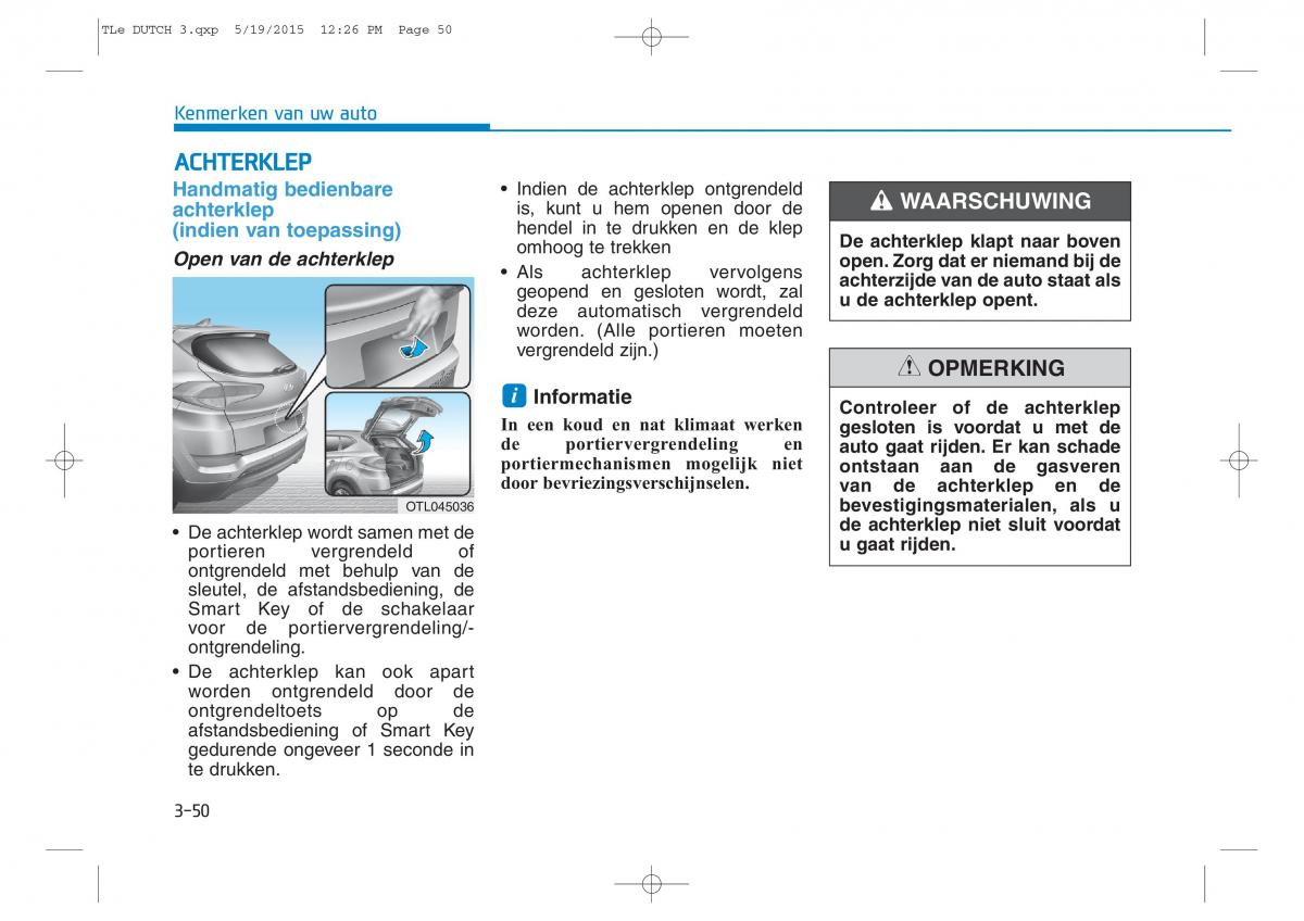 Hyundai Tucson III 3 handleiding / page 159