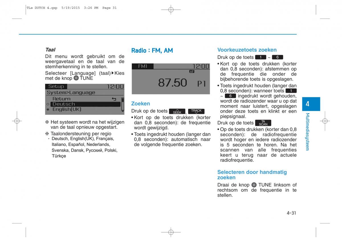 Hyundai Tucson III 3 handleiding / page 353