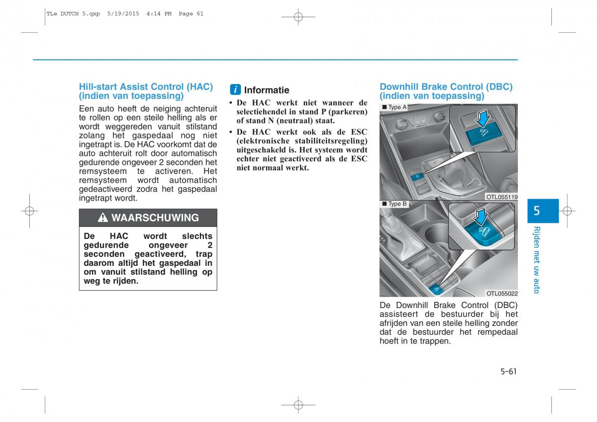 Hyundai Tucson III 3 handleiding / page 435