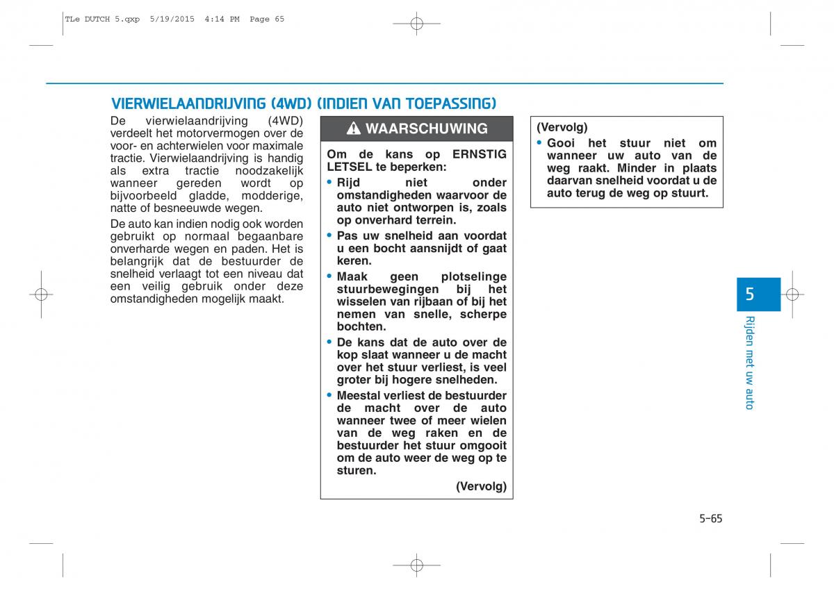 Hyundai Tucson III 3 handleiding / page 439