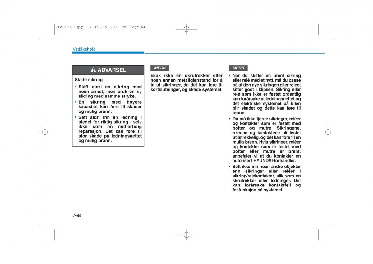 Hyundai Tucson III 3 bruksanvisningen / page 580