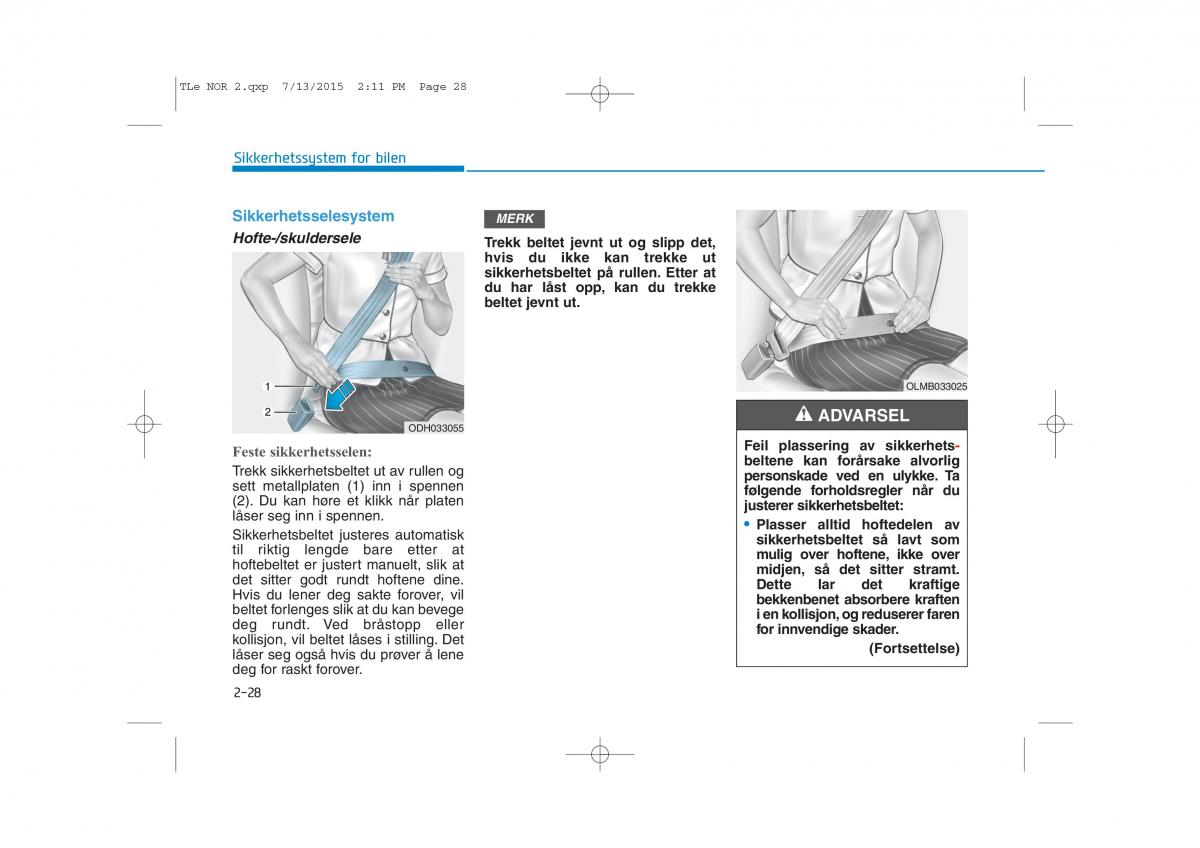 Hyundai Tucson III 3 bruksanvisningen / page 60