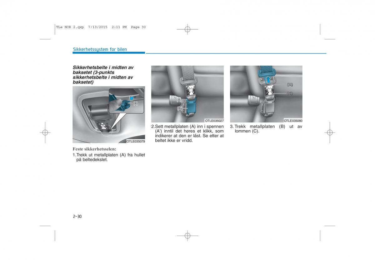 Hyundai Tucson III 3 bruksanvisningen / page 62