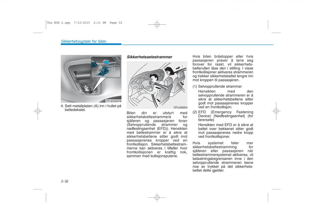 Hyundai Tucson III 3 bruksanvisningen / page 64