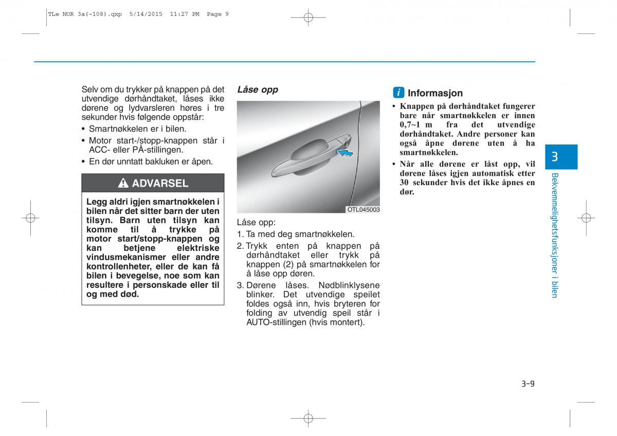 Hyundai Tucson III 3 bruksanvisningen / page 114