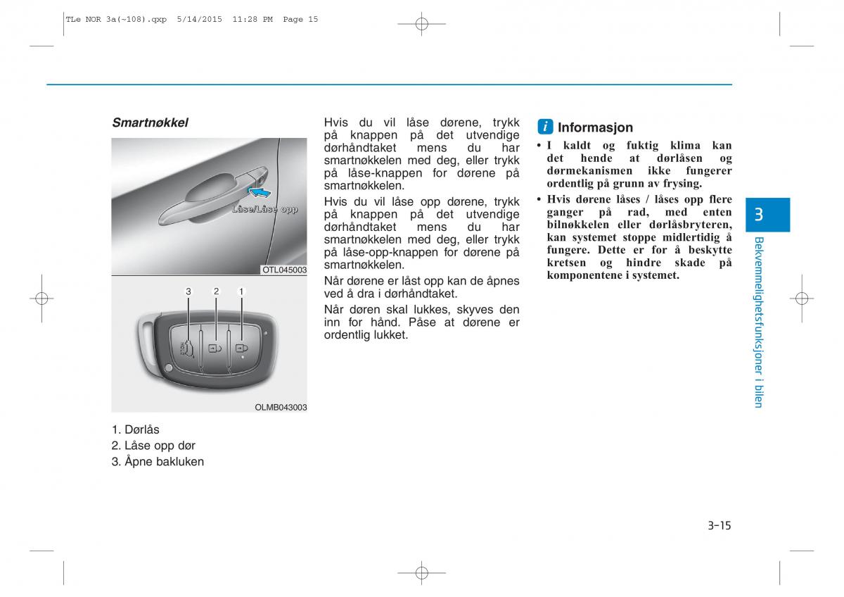 Hyundai Tucson III 3 bruksanvisningen / page 120