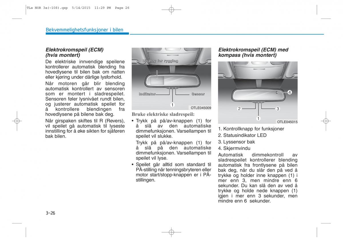 Hyundai Tucson III 3 bruksanvisningen / page 131