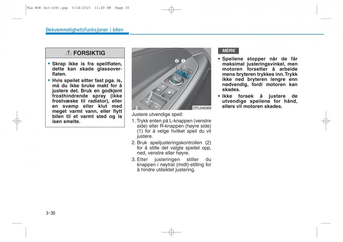 Hyundai Tucson III 3 bruksanvisningen / page 135