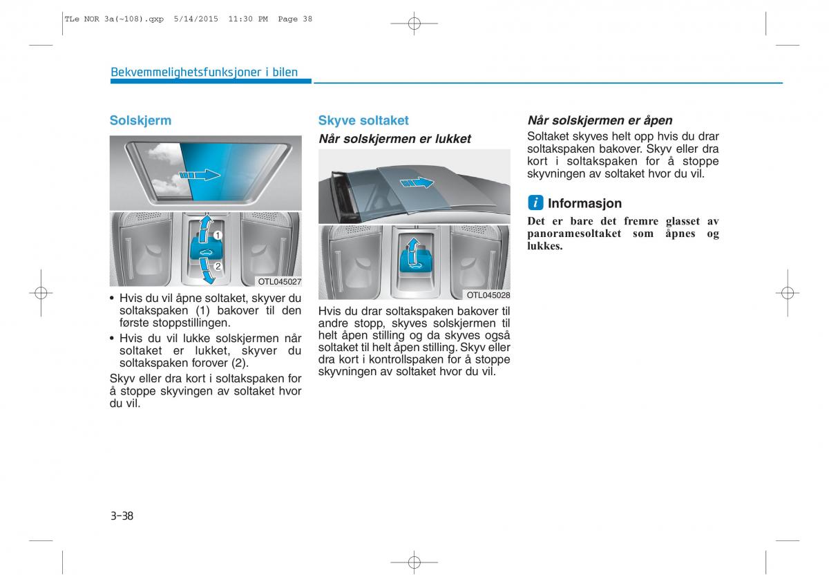 Hyundai Tucson III 3 bruksanvisningen / page 143