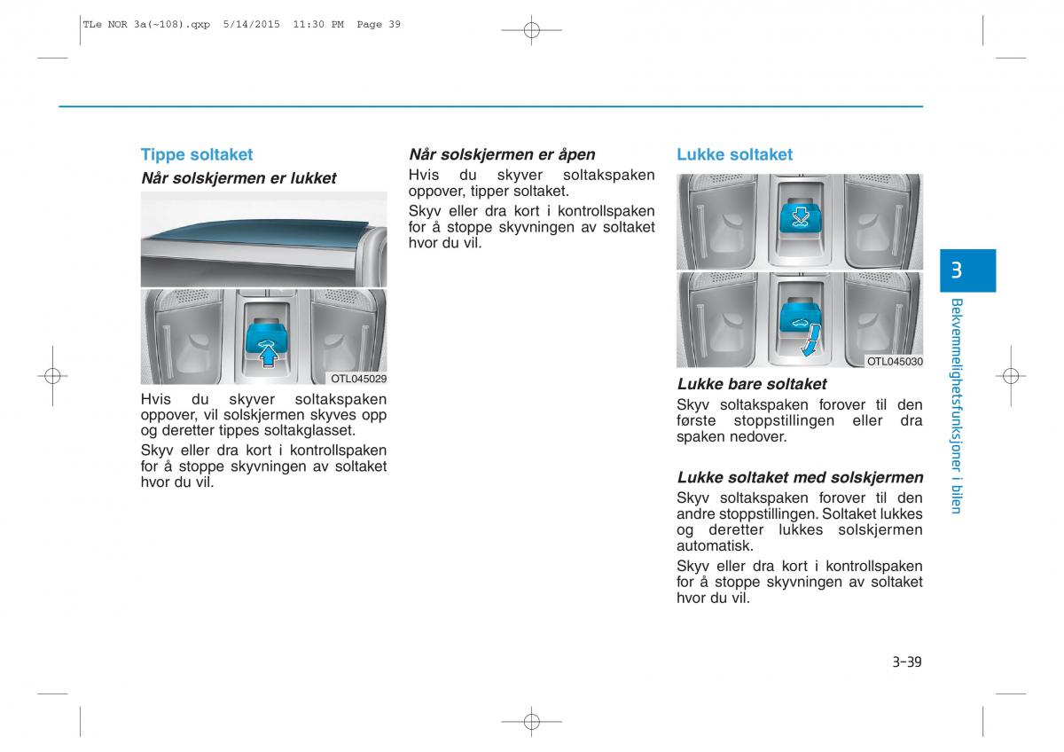 Hyundai Tucson III 3 bruksanvisningen / page 144