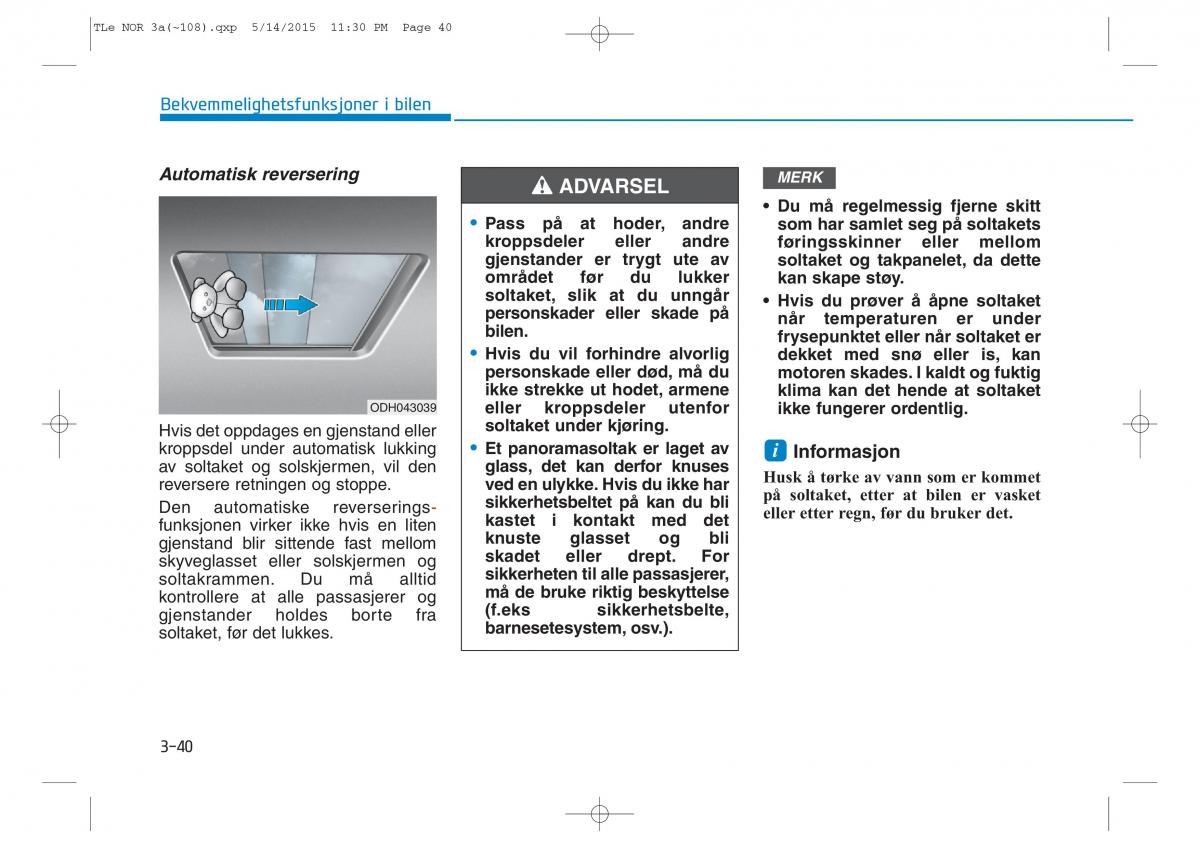 Hyundai Tucson III 3 bruksanvisningen / page 145