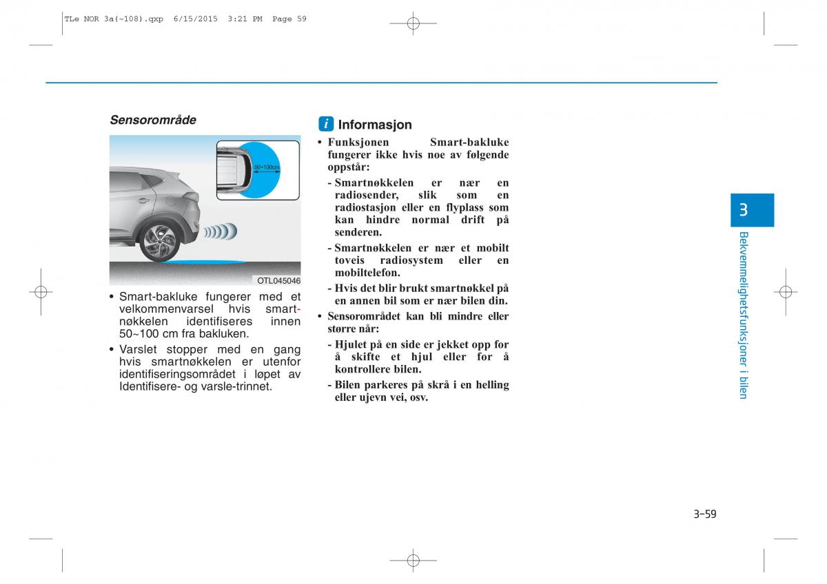 Hyundai Tucson III 3 bruksanvisningen / page 164