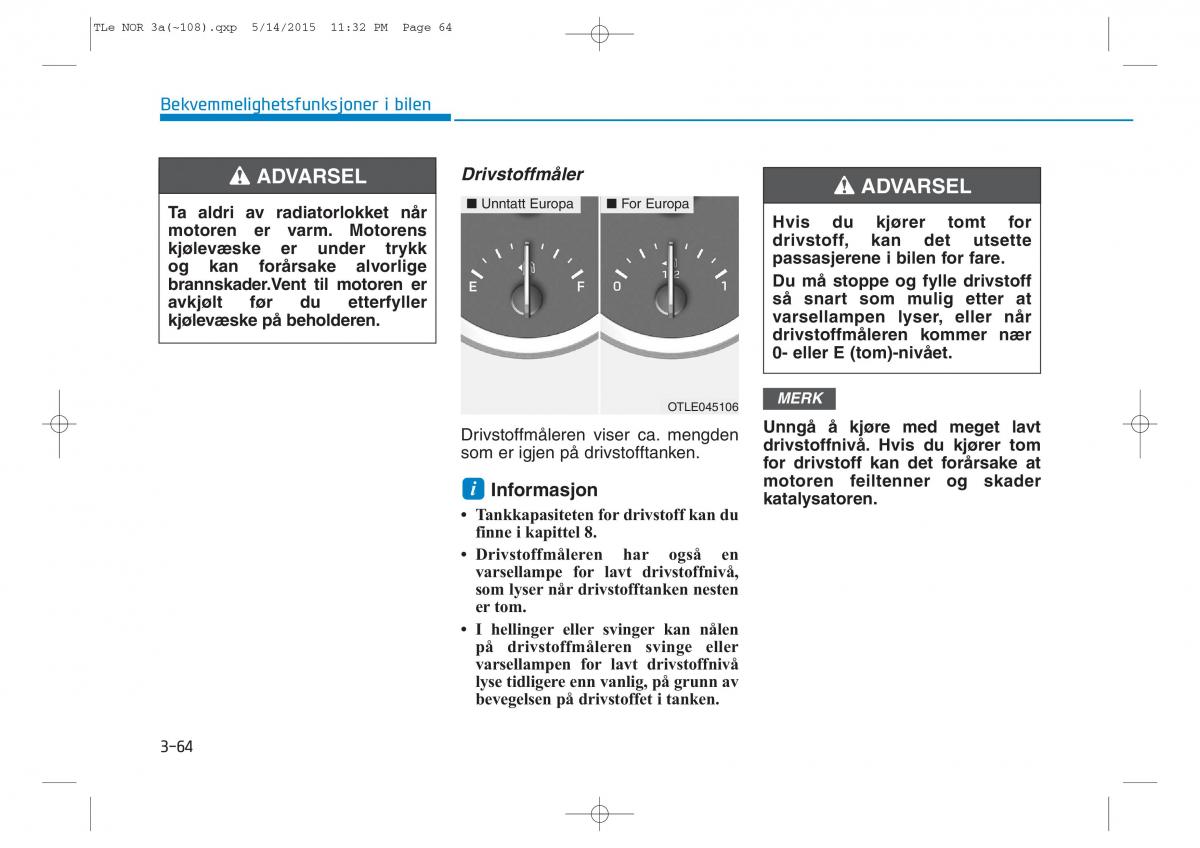 Hyundai Tucson III 3 bruksanvisningen / page 169