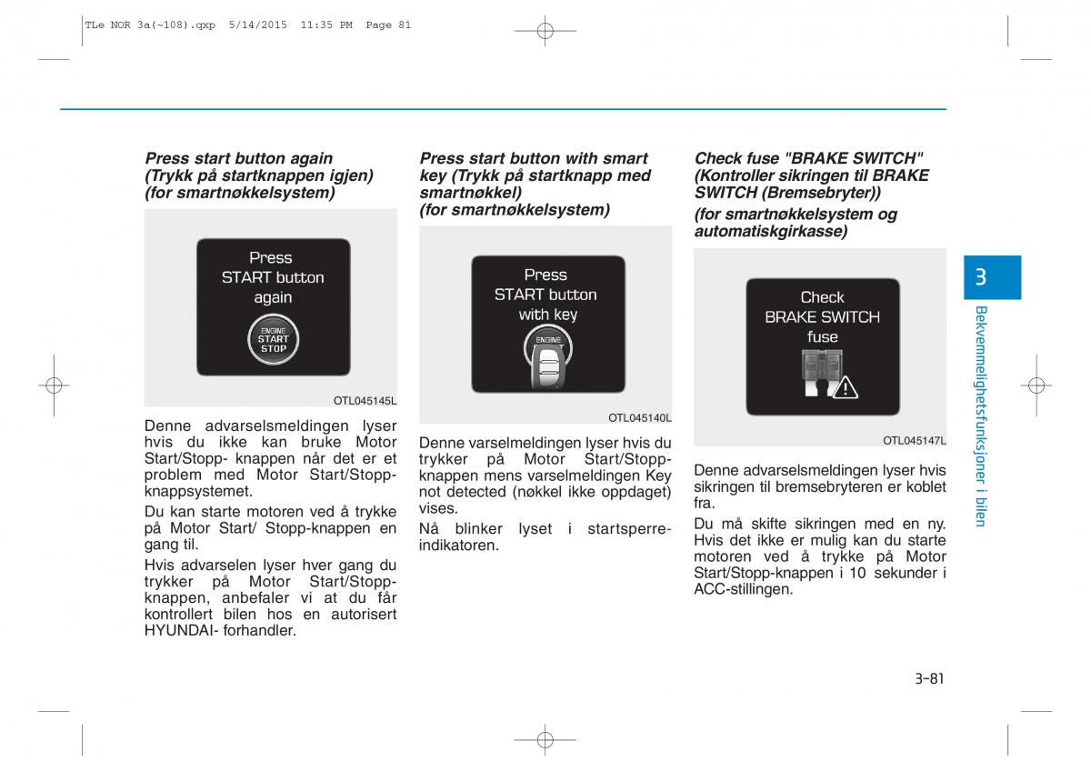 Hyundai Tucson III 3 bruksanvisningen / page 186