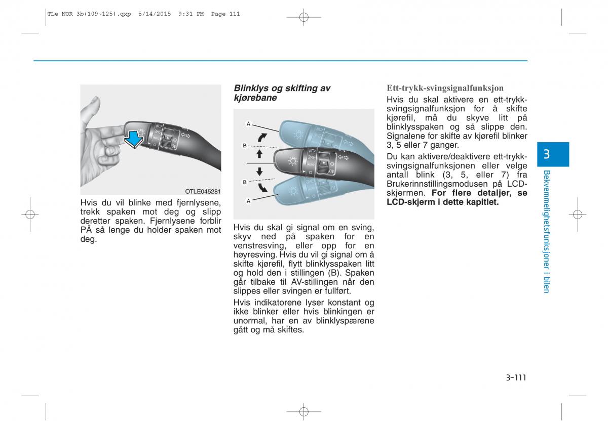 Hyundai Tucson III 3 bruksanvisningen / page 216