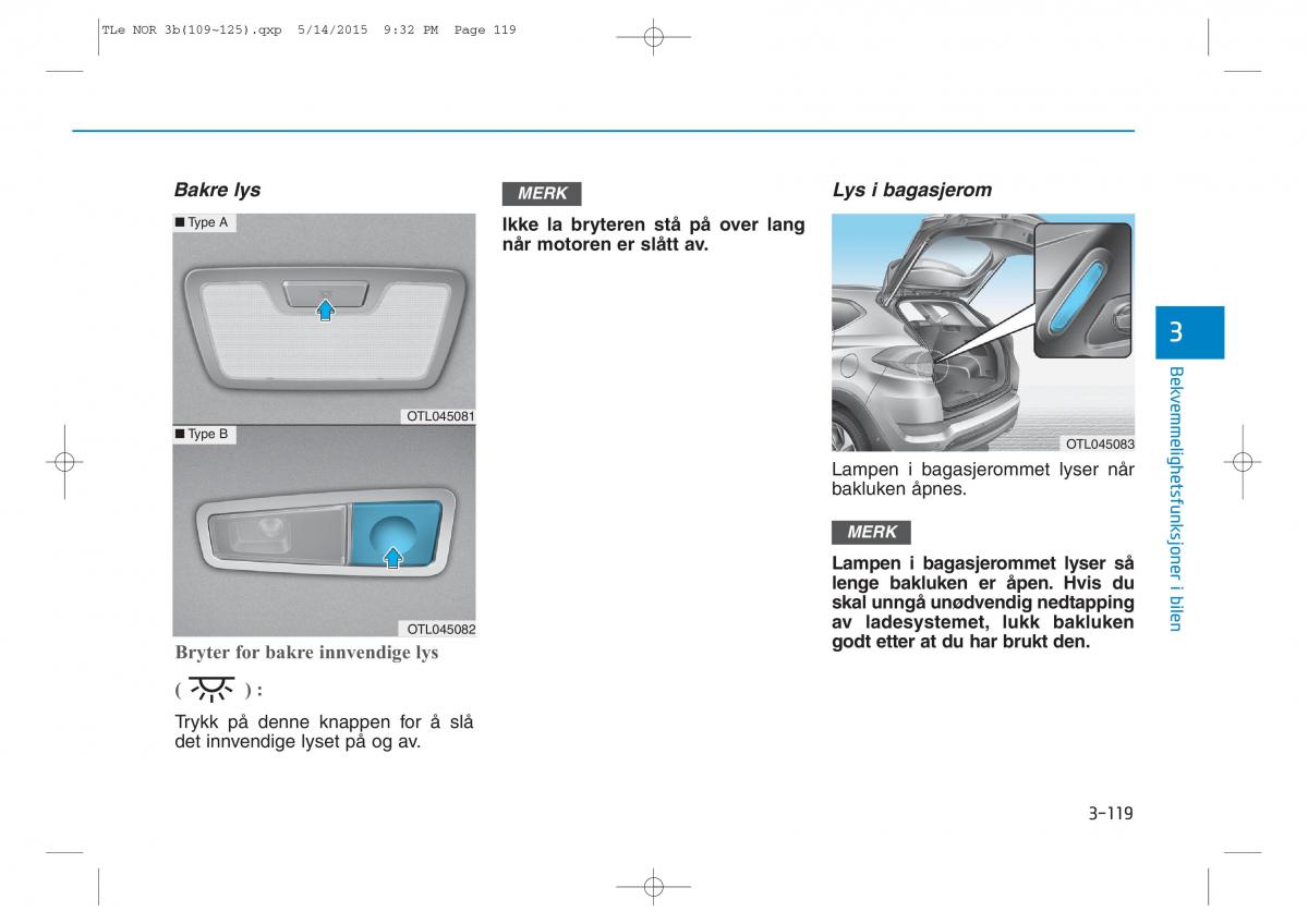 Hyundai Tucson III 3 bruksanvisningen / page 224