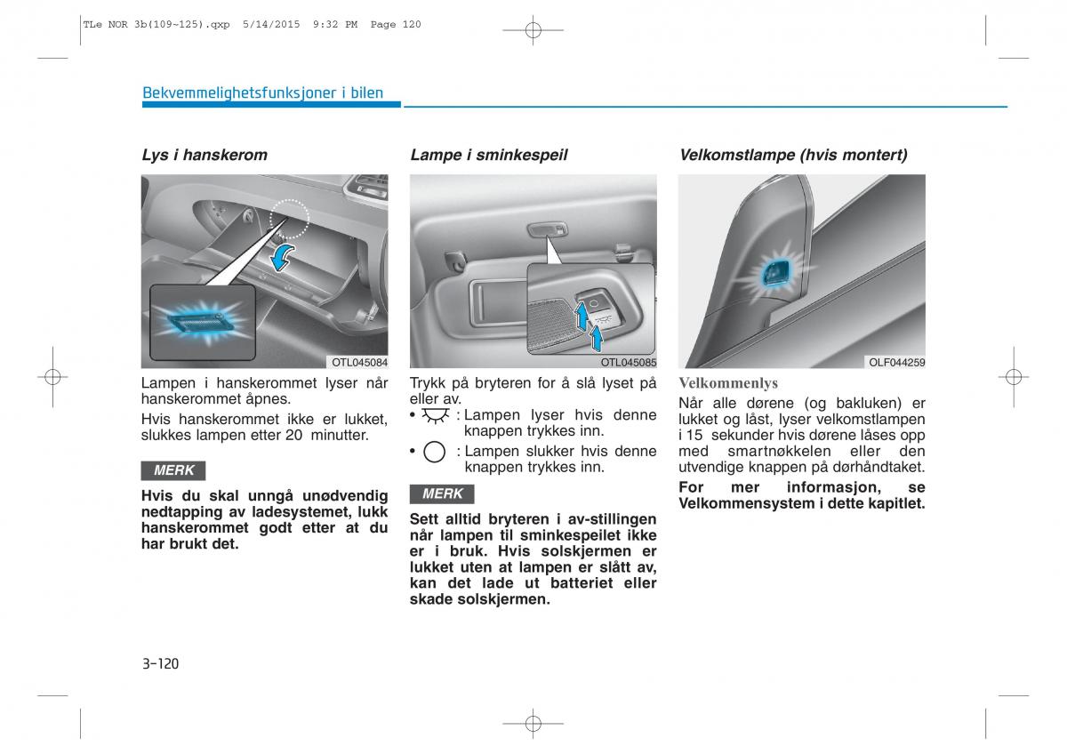 Hyundai Tucson III 3 bruksanvisningen / page 225