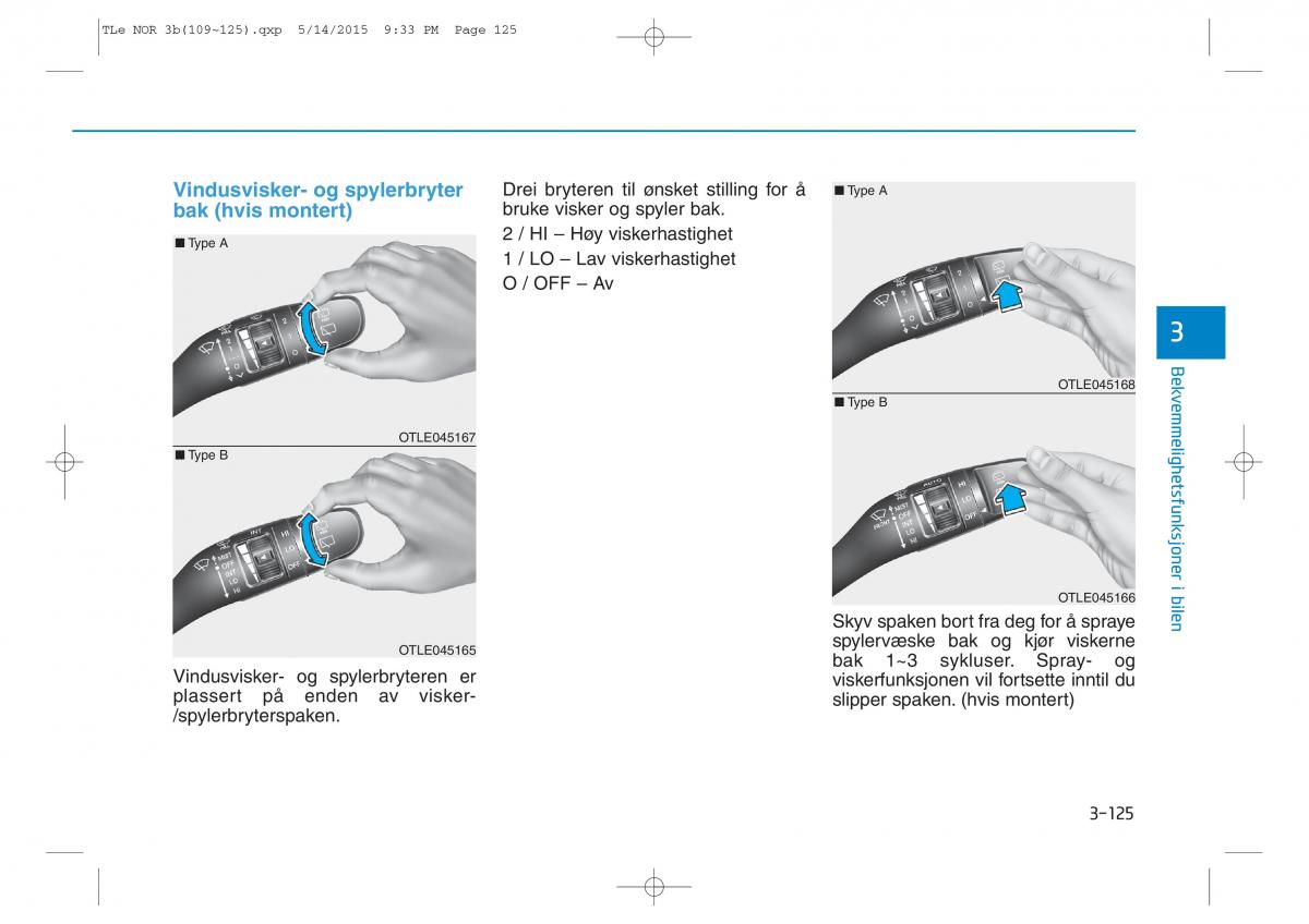 Hyundai Tucson III 3 bruksanvisningen / page 230