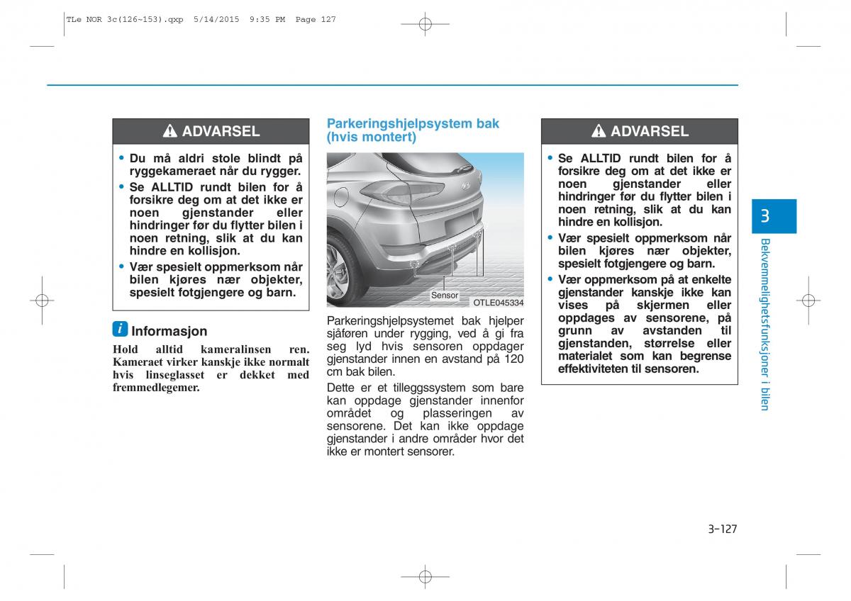 Hyundai Tucson III 3 bruksanvisningen / page 232