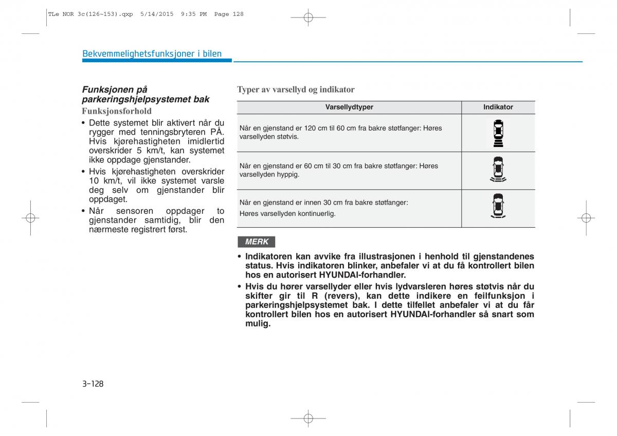 Hyundai Tucson III 3 bruksanvisningen / page 233