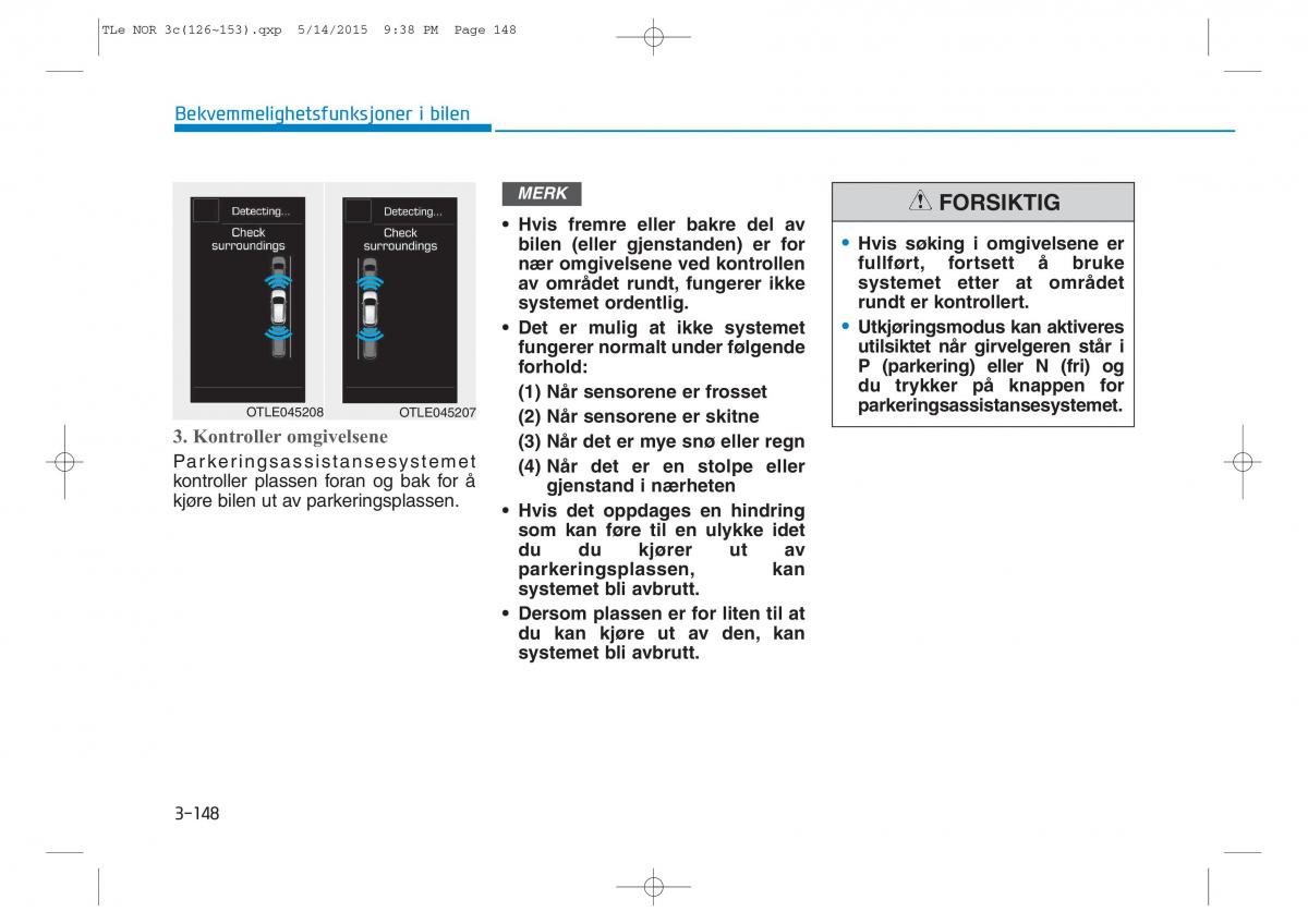 Hyundai Tucson III 3 bruksanvisningen / page 253