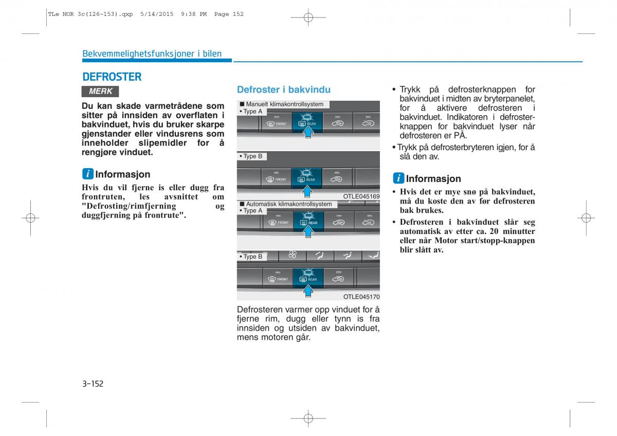 Hyundai Tucson III 3 bruksanvisningen / page 257