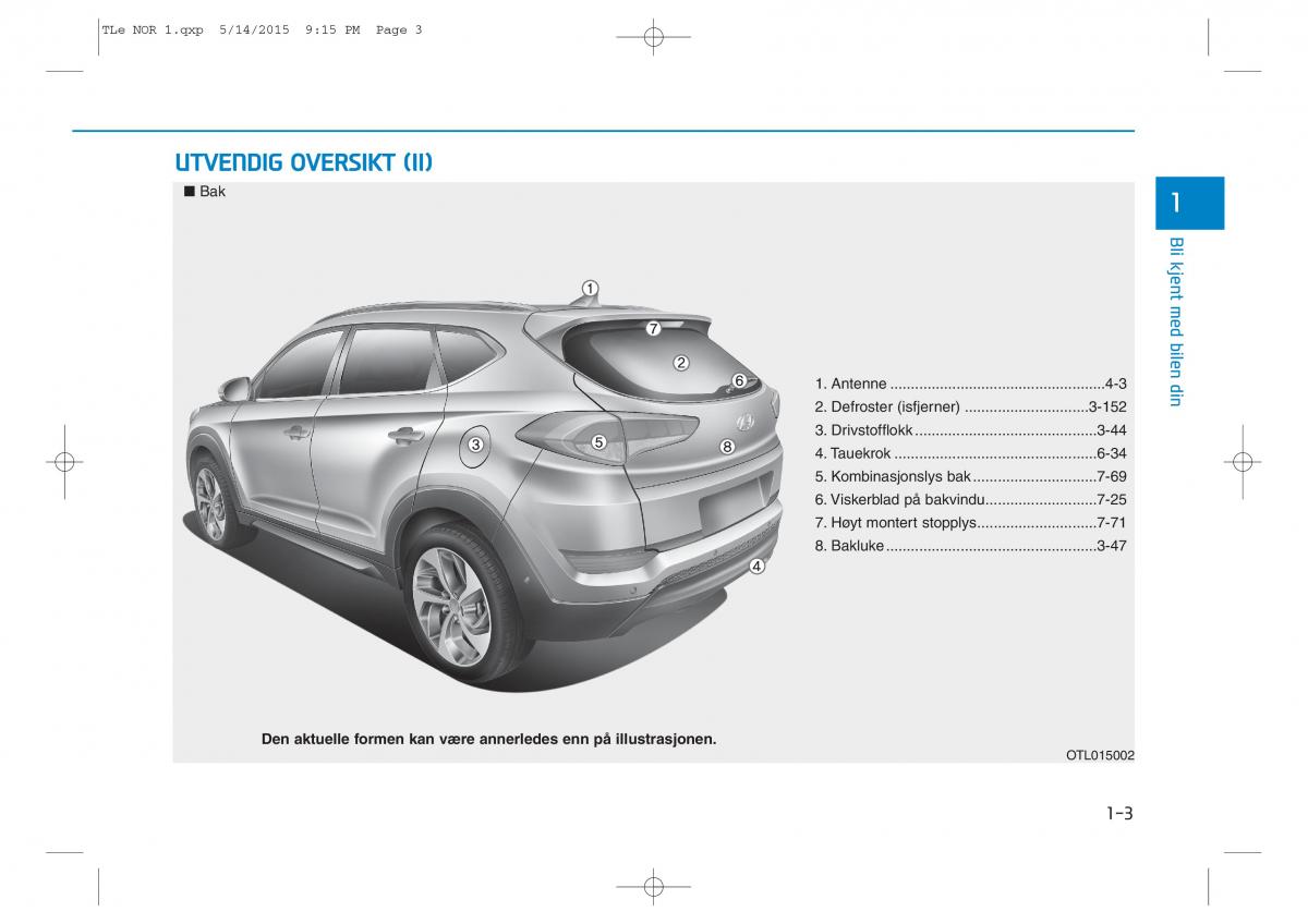 Hyundai Tucson III 3 bruksanvisningen / page 26