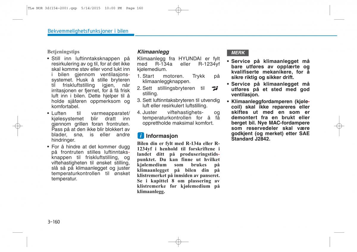 Hyundai Tucson III 3 bruksanvisningen / page 265