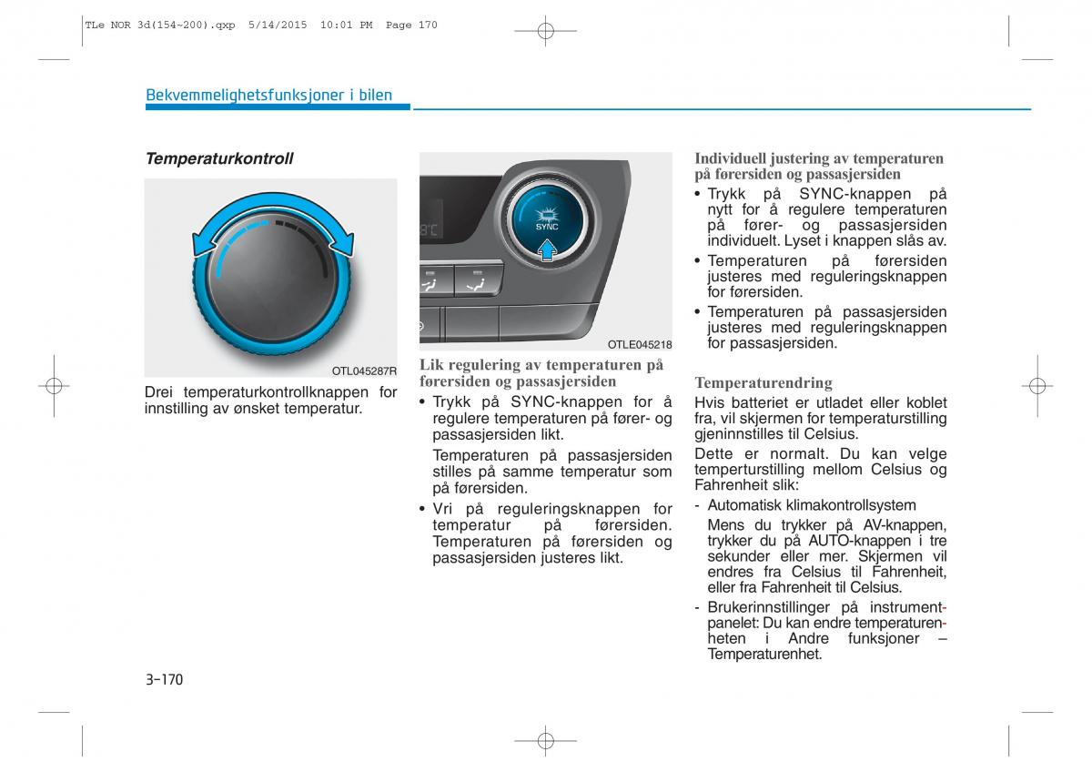 Hyundai Tucson III 3 bruksanvisningen / page 275