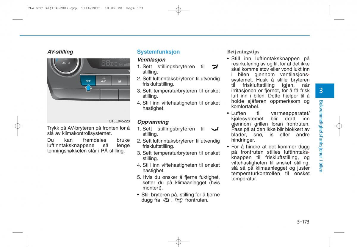 Hyundai Tucson III 3 bruksanvisningen / page 278