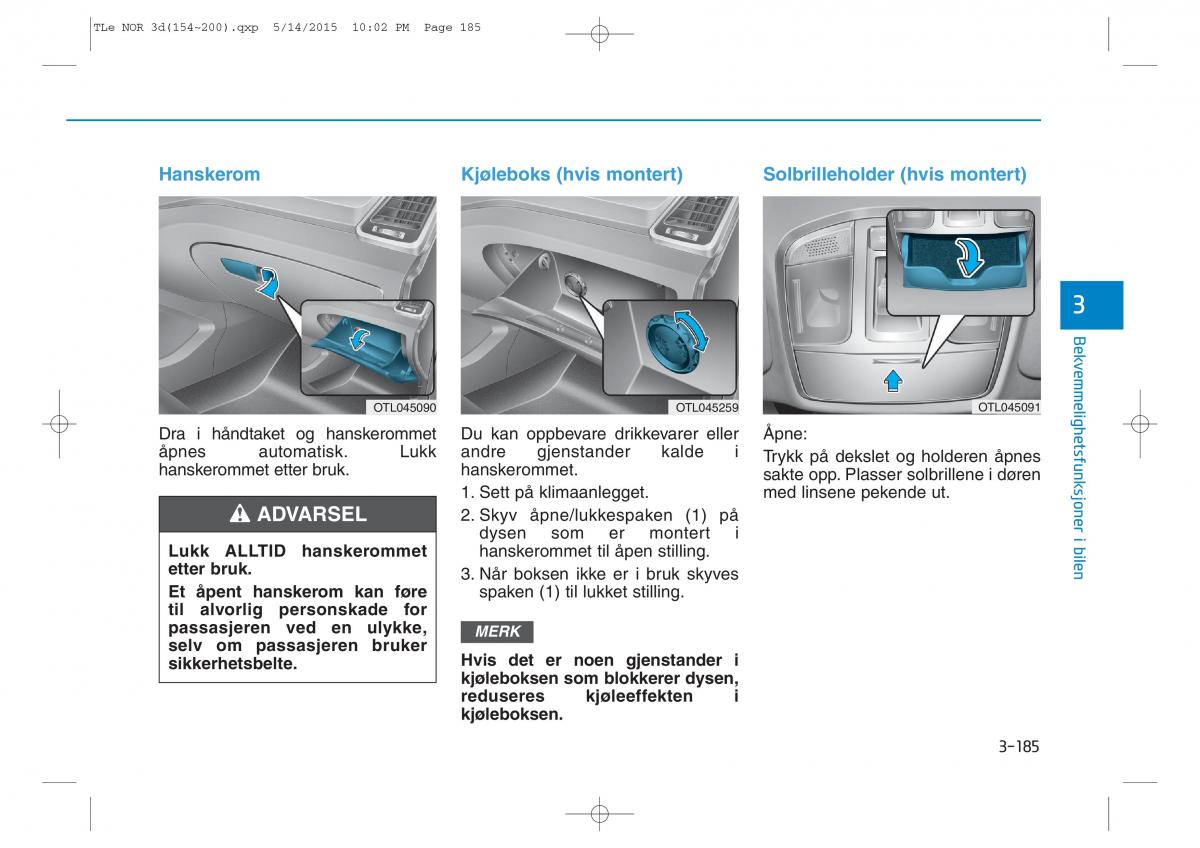 Hyundai Tucson III 3 bruksanvisningen / page 290