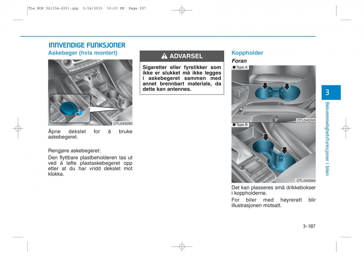 Hyundai Tucson III 3 bruksanvisningen / page 292