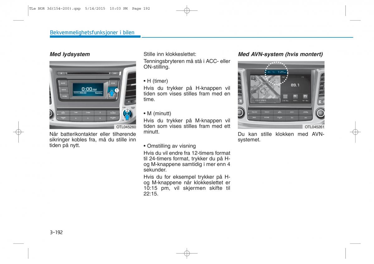 Hyundai Tucson III 3 bruksanvisningen / page 297