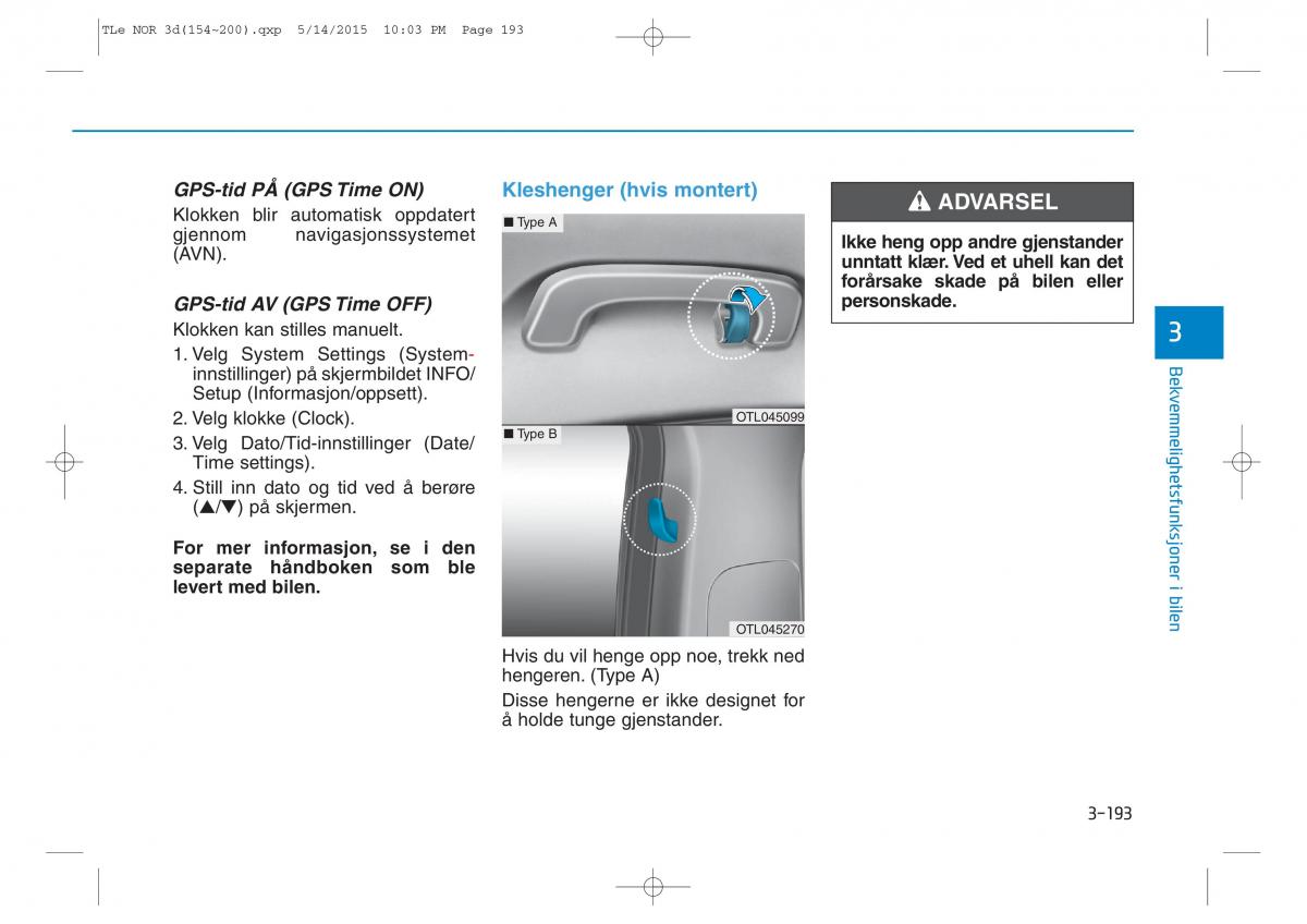 Hyundai Tucson III 3 bruksanvisningen / page 298