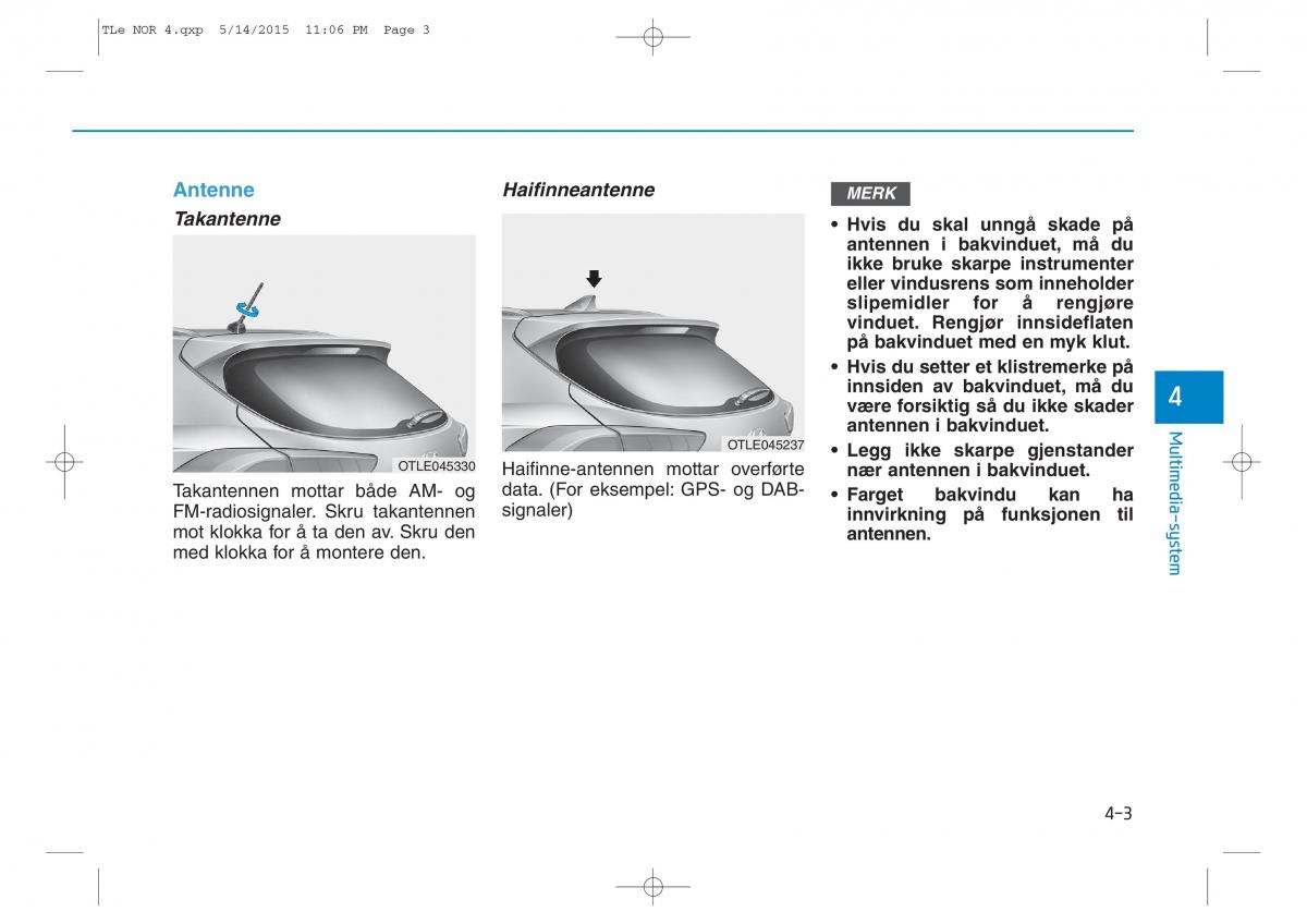 Hyundai Tucson III 3 bruksanvisningen / page 308