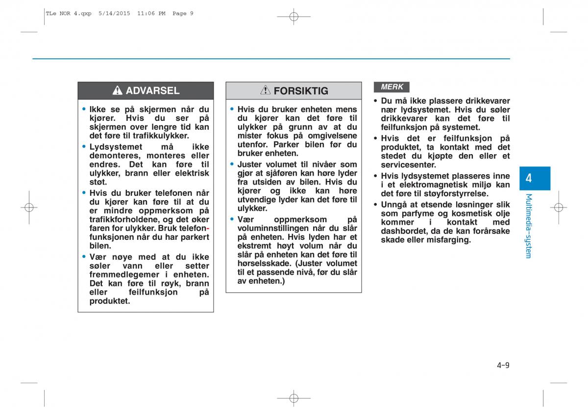 Hyundai Tucson III 3 bruksanvisningen / page 314