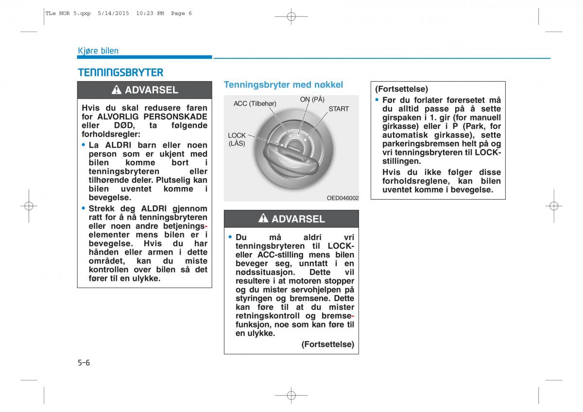 Hyundai Tucson III 3 bruksanvisningen / page 358